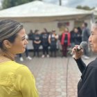 Nicole Bonifaz (i), la nueva presidenta del Consejo de Participación Ciudadana y Control Social (CPCCS).