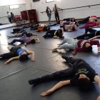 Ensayos. Actuales miembros de la CND en unas prácticas.