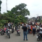 La comunidad. Quedó conmocionada ante el doble crimen registrado.