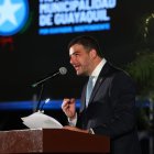 Discurso del alcalde Aquiles Álvarez.