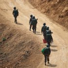 Imagen de archivo de soldados birmanos.