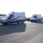 Se estima que 61 ambulancias lleguen al Puerto de Manta.