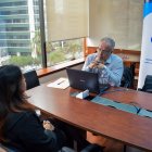 Selección. Funcionario del Consejo de la Judicatura realiza entrevista.