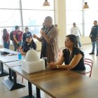 Promesa. Balladares detalló que se colocarán cámaras de seguridad.