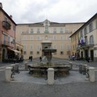 Vista de la residencia papal de verano de Castel Gandolfo.