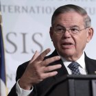 El senador demócrata estadounidense Bob Menéndez.