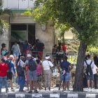Ciudadanos en La Habana.