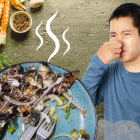 Imagen de referencia del olor que puede producir pescado y mariscos