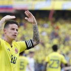 James Rodríguez jugó y anotó el jueves ante Uruguay. Él estuvo también y anotó en la goleada 6-1 de 2020.