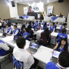 Monitoreo. Personal del Consejo Nacional Electoral, en sesión inaugural.