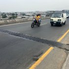 Los conductores piden el arreglo de esta vía.