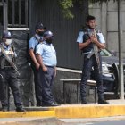 Imagen de archivo de agentes policiales de Nicaragua.