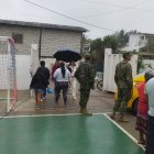 Al momento el lugar presenta una leve llovizna.