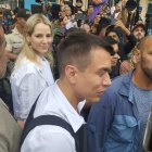 Daniel Noboa ejerció su derecho al voto en Olón