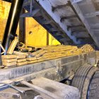 Hallazgo. En una volqueta estaban camuflados bloques de cocaína, que fueron incautados por la Policía.