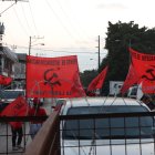 Simpatizantes de Daniel Noboa y Luisa González se hicieron presentes cerca del cne