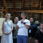 Noboa agradeció a los ecuatorianos desde Olón.