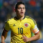 VIÑA DEL MAR, CHILE - JUNE 26: James Rodríguez of Colombia in action during the 2015 Copa America Chile quarter final match between Argentina and Colombia at Sausalito Stadium on June 26, 2015 in Viña del Mar, Chile. (Photo by Gabriel Rossi/LatinContent/Getty Images)