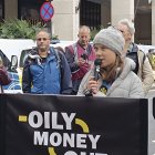 La activista medioambiental Greta Thunberg fue detenida este martes 17 de octubre por agentes de la policía