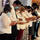 Fieles. Al encuentro acudieron 140 miembros de diferentes parroquias.