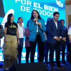 Aceptación. Caras de velorio de los dirigentes máximos del correísmo a la hora de aceptar los resultados de la segunda vuelta electoral.