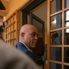 El expresidente de Haití Michel Martelly acude a un interrogatorio este jueves 19 de octubre de 2023, en Puerto Príncipe (Haití).