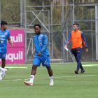 John Yeboah (c) llegó a la Tricolor por primera vez, pero el jugador de 23 años no recibió minutos por Félix Sánchez.