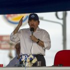 Managua. Daniel Ortega, durante una de sus apariciones públicas.