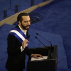 Fotografía de archivo del presidente de El Salvador, Nayib Bukele.