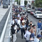 Largas filas en la feria Reactívate en los exteriores de la Plataforma Norte