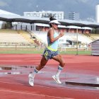 Rosalba Chacha durante sus últimas prácticas en la pista de Los Chasquis, con miras a los Juegos Panamericanos.