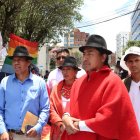 Dirigente. El presidente de la Conaie no participó en las elecciones, pero reapareció esta semana para imponer su propio plan de gobierno.