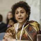 Irene Khan, relatora especial de la ONU para la promoción y protección del derecho a la libertad de opinión y expresión.