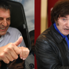 El oficialista Sergio Massa y el ultraderechista Javier Milei.