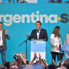 El candidato presidencial Sergio Massa habla tras conocerse los resultados de la primera vuelta de las elecciones argentinas, este 22 de octubre de 2023, en Buenos Aires (Argentina).