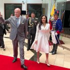 El encuentro entre Alfredo Borrero y Verónica Abad se produjo en la Vicepresidencia de la República en el centro de Quito.