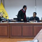 Aspirantes. Iván Saquicela (c) y José Suing (d), son dos de los mencionados para presidir la Corte.