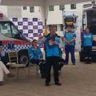 El ministro de Salud, José Ruales, interviene durante un acto en el Hospital Universitario, de Guayaquil.