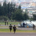 Uno de los accidentes de los helicópteros Dhruv.