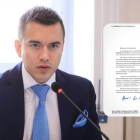 El presidente electo Daniel Noboa