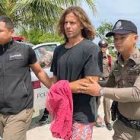 El ciudadano español Daniel Sancho cuando fue detenido por la policía de Tailandia.