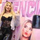 Andreína Bravo en el lanzamiento de "Esencia", su primer álbum.