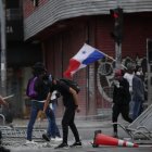 Se dieron varios altercados entre las autoriades locales y los protestantes.