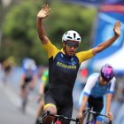 Jhonatan Narváez ganó la medalla de oro en la prueba de ciclismo de ruta.