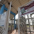 Medidas. En el complejo del Colegio de Abogados se ha implementado un mayor sistema de seguridad.