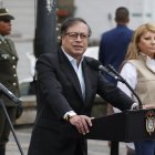 El presidente de Colombia, Gustavo Petro, participó en una ceremonia para inaugurar la jornada de elecciones locales y regionales del pasado domingo en Bogotá (Colombia).