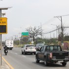 Vía a Daule. En el kilómetro 3,5, dos radares se encuentran apagados y sin cámaras hace más de una semana.