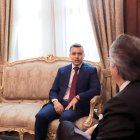 Transición. El presidente electo Daniel Noboa se reunió con el mandatario saliente Guillermo Lasso, días atrás.