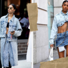 Las de jean largas y las mini