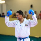 El karateca Juan Antonio Acevedo ganó la medalla de oro en la categoría de -84 kilos.